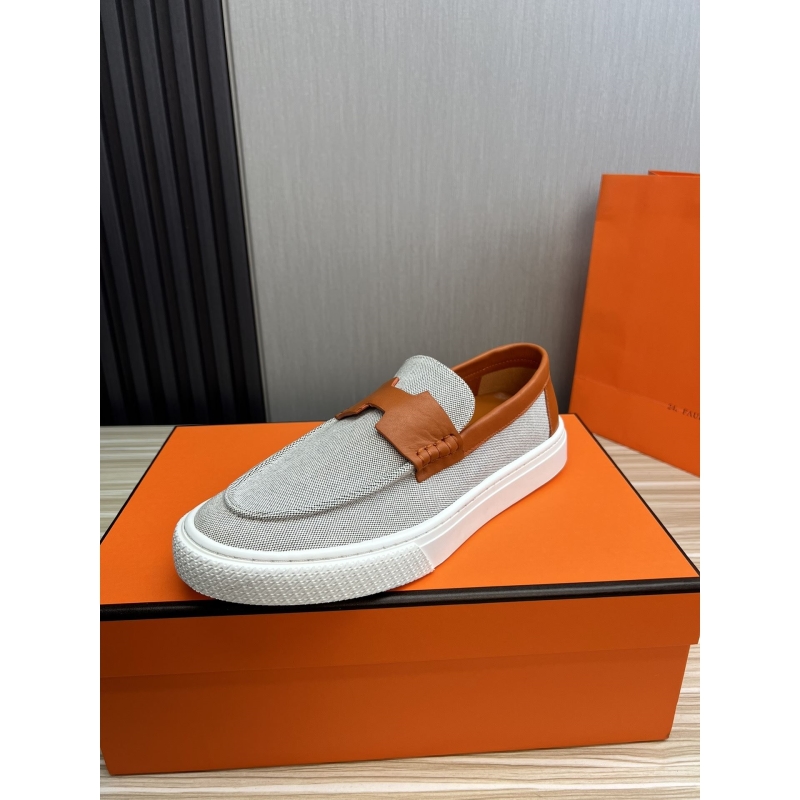 H**mes leather shoes